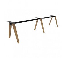 Madera 2x Desk Frame 1800x600/750 Black